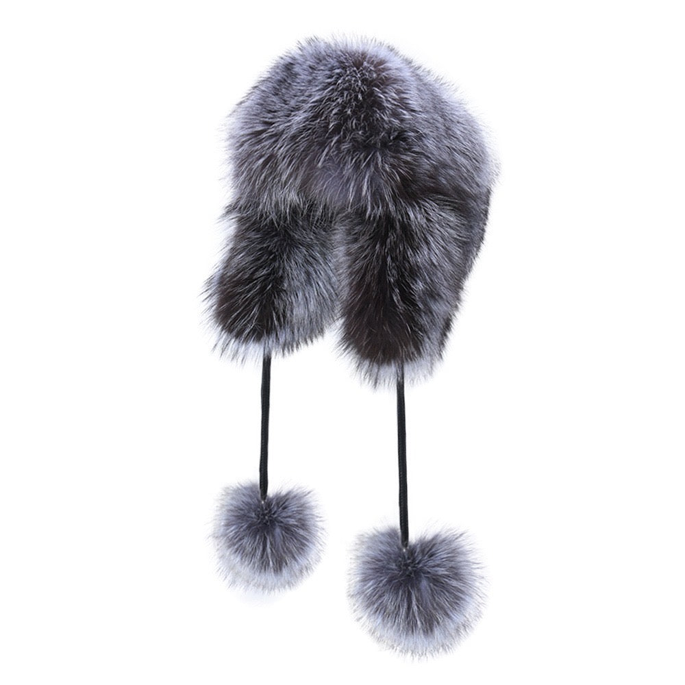 Crystal Black Pom Trapper (Pre-Order)